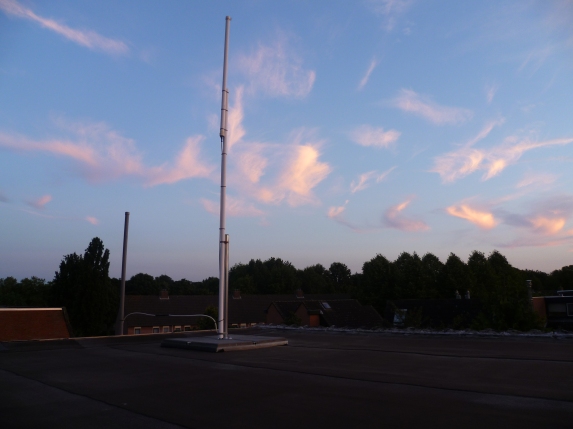 Antenna at rooftop